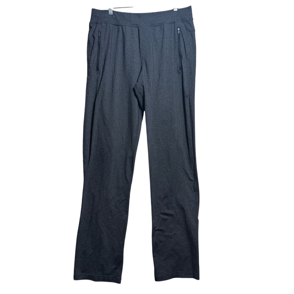 Lululemon Mens XL Tall Charcoal Heather Gray Jogger Zipper Pockets